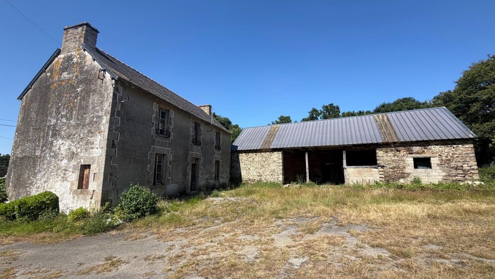 -Fermette avec parcelle agricole au calme à la campagne à 10 minutes de PONTIVY