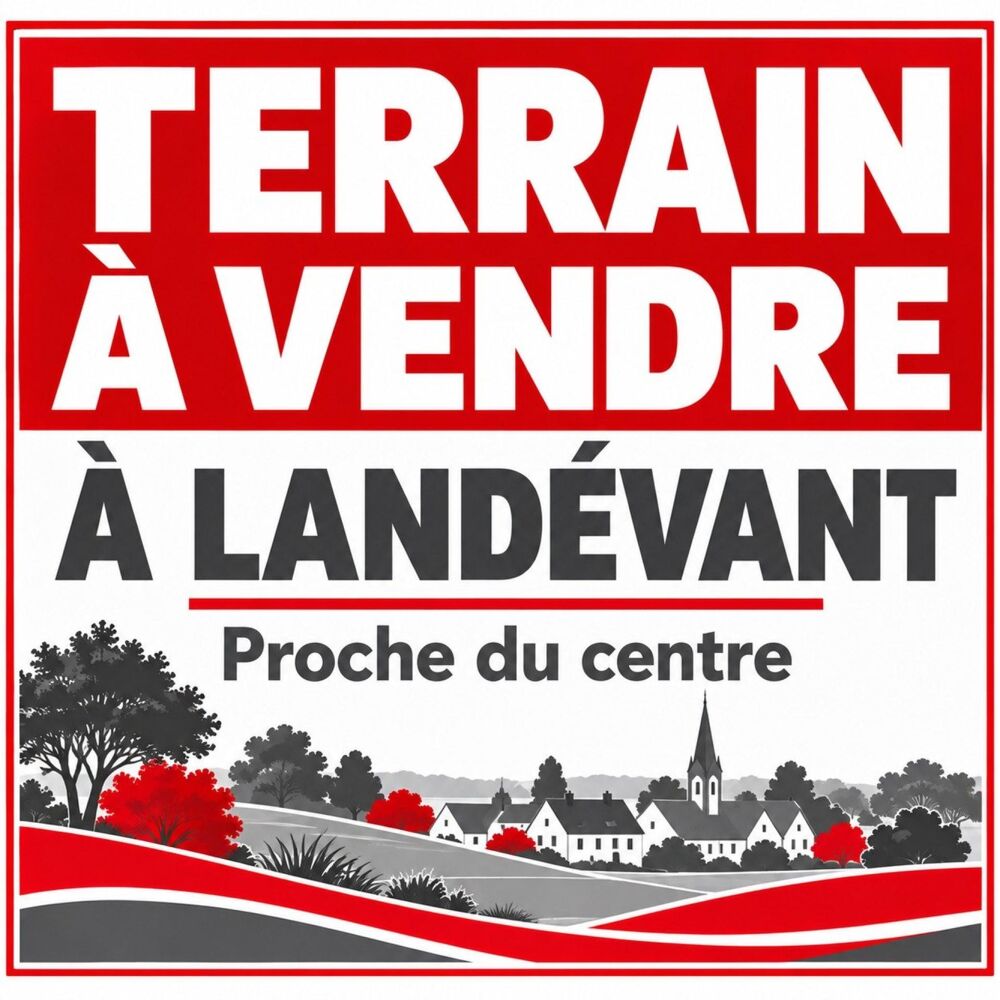 Vente Terrain Terrain proche du centre ville de Landévant Landevant