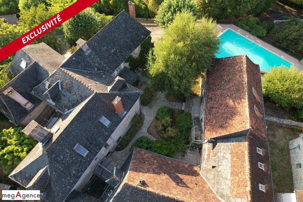 Propriété en pierre avec piscine, Ideale Maison d'hôtes et Résidence d'Artistes