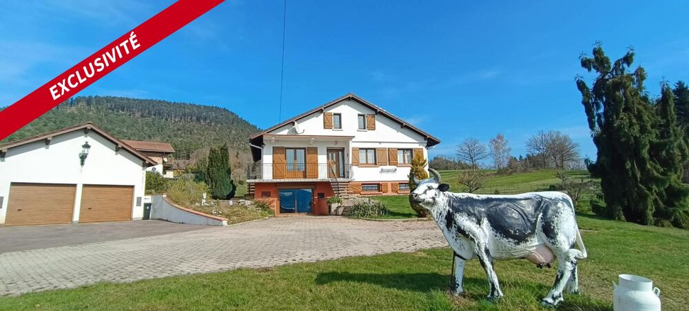 Maison individuelle avec vue imprenable sur les montagnes.