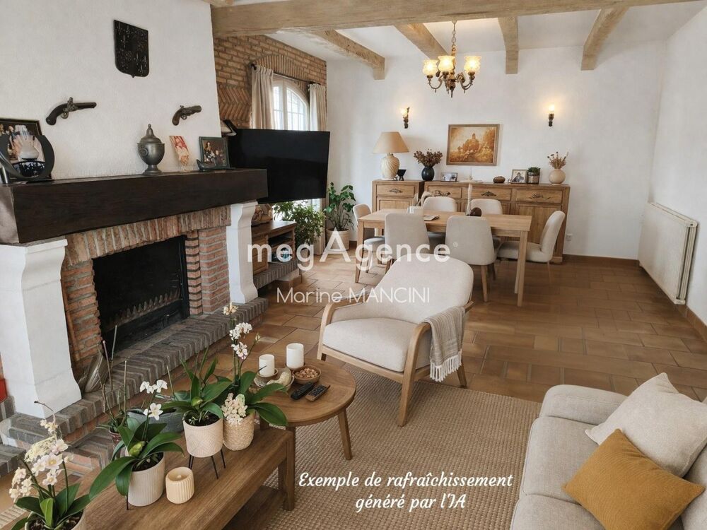 Maison familiale spacieuse avec beau jardin