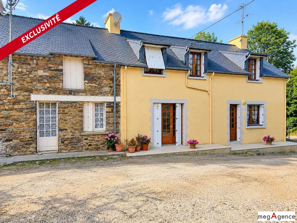 Vente Maison MAURE-DE-BRETAGNE – Maison avec dépendances - Terrain 7200 m² Maure-de-bretagne