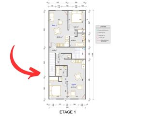  Appartement � vendre 2 pi�ces 43 m�