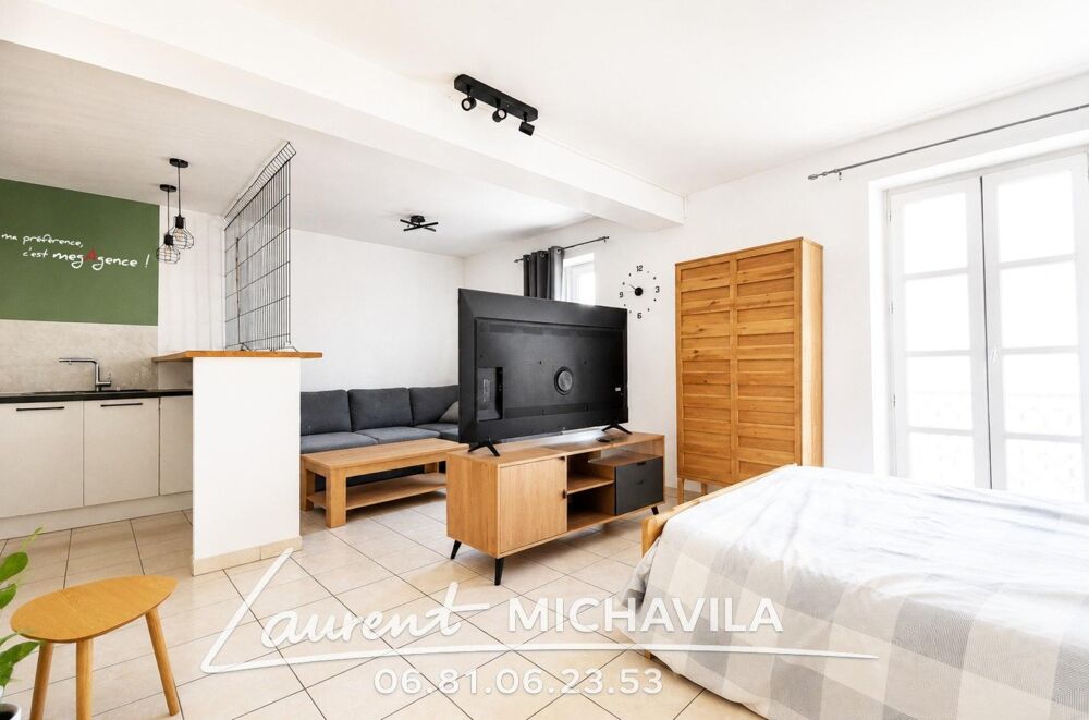 Vente Appartement T2 traversant rénové - Béziers centre-ville, gare - Allées Paul RIQUET - Loué Beziers