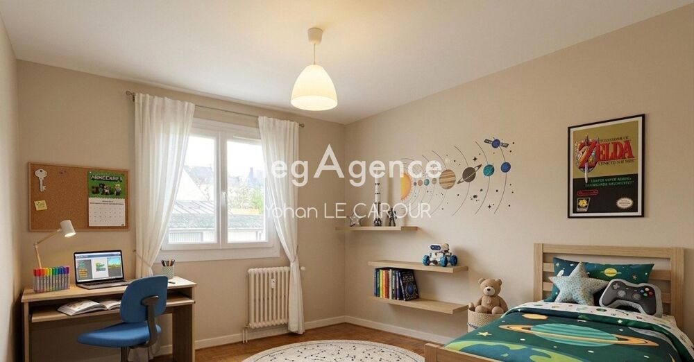 Appartement lumineux avec balcon  Beau potentiel à Lanester
