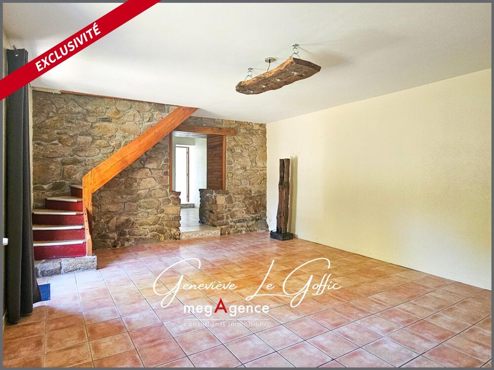 Vente Maison Longère en pierre avec 3 chambres Louargat