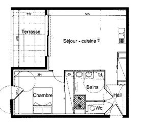  Appartement � vendre 2 pi�ces 49 m�