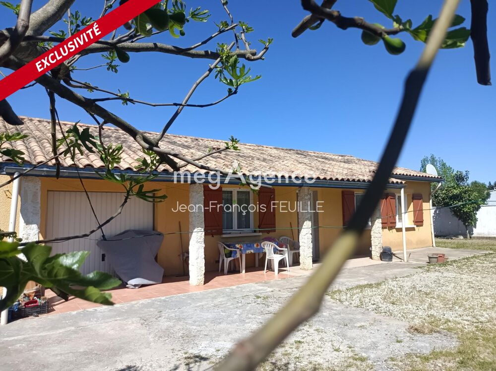 Maison plain pied 82m2 sur terrain de 950m2