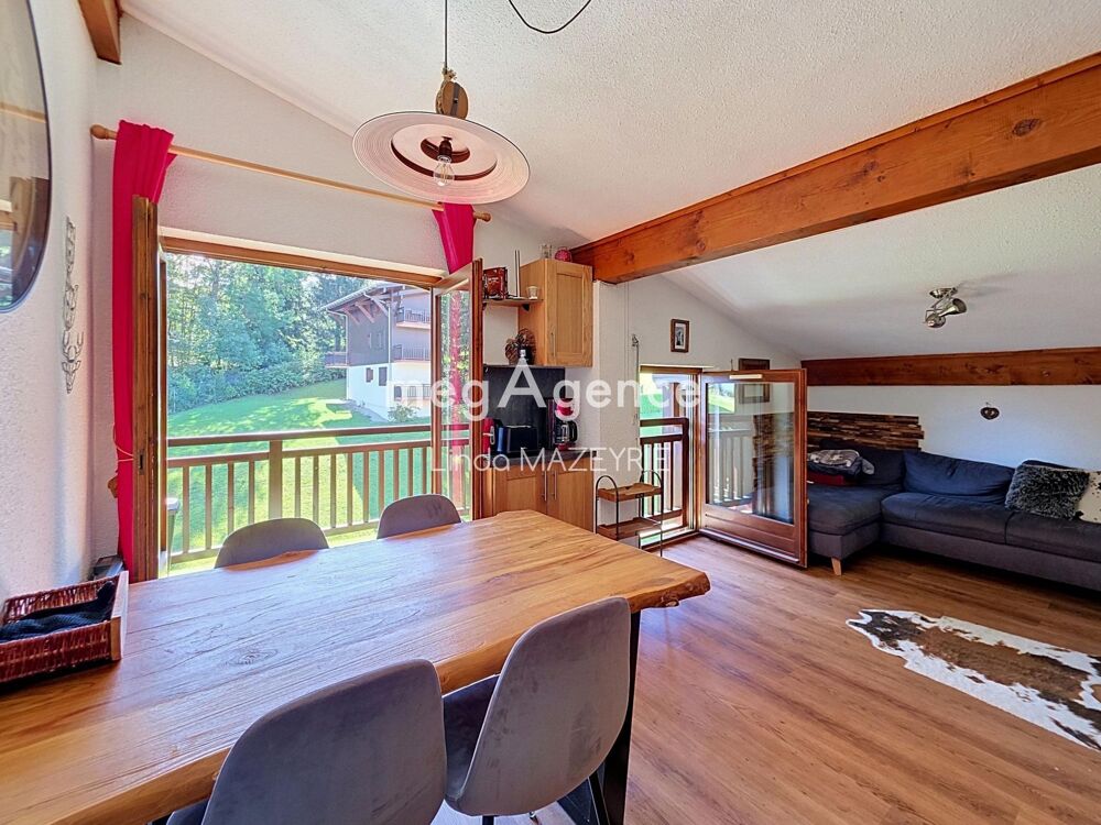 Exclusivité! Appartement de 40m2 avec balcon vue chaîne du Mont-Blanc, Combloux