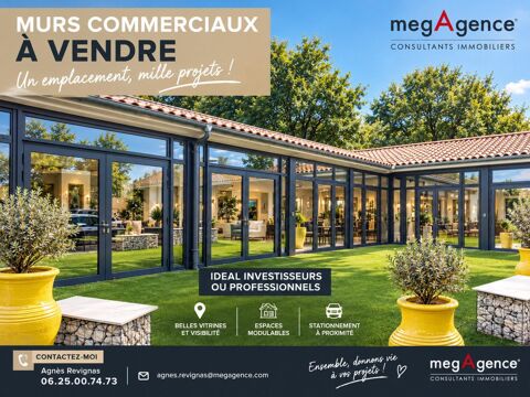 A vendre , murs commerciaux et professionels de 297m&sup2;+27m2 de r&eacute;serve + 39m2 de garage avec un espace terrasse -Nord de Toulouse 569148 31140 Fonbeauzard