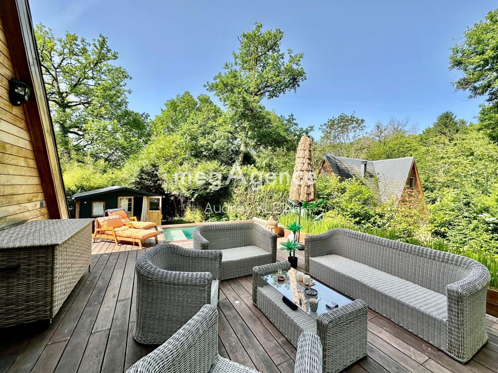 Chalet d'exception dans un havre de paix- Piscine privé