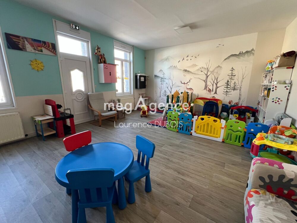 Vente Maison Idéal investisseur ou couple, maison individuelle vendue louée de 124 m2, 2 grandes chambres et un bureau, située à BURBURE quar Burbure