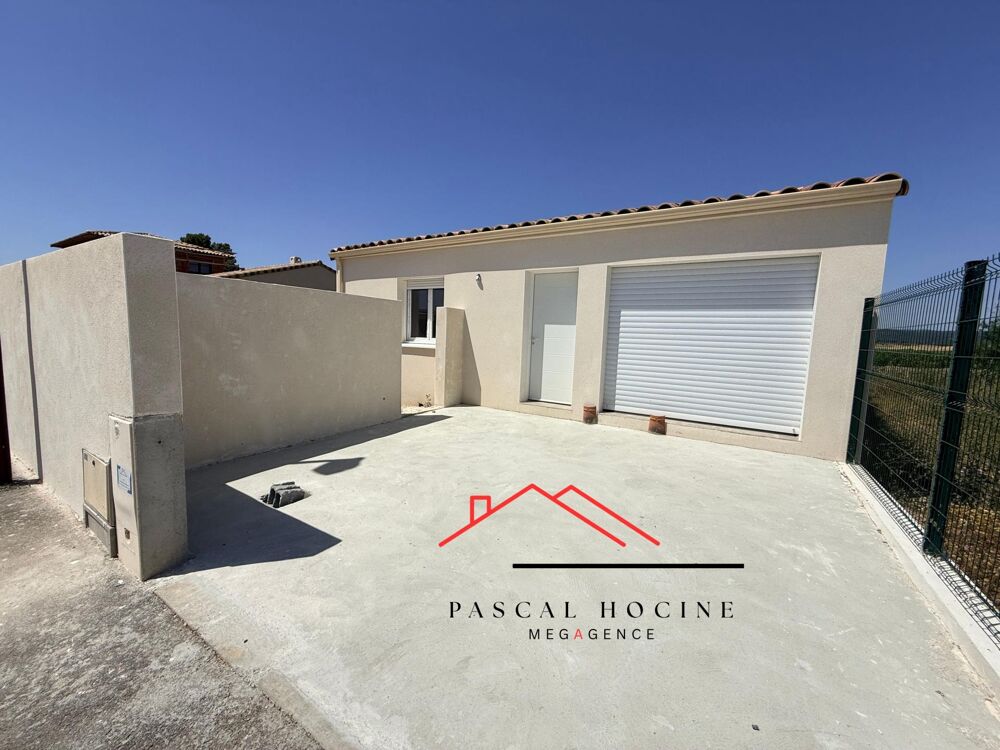 Villa neuve 75 M2, 2 chambres, sur 309 M2, piscine