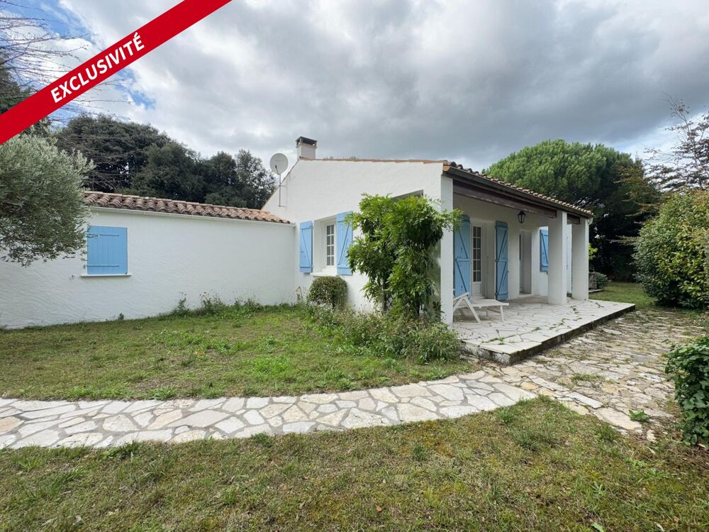 DOLUS D'OLERON COTE OUEST, maison de plain-pied 72m² + garage de 21m²