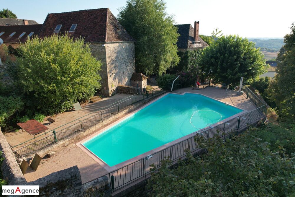 Vente Maison Propriété en pierre avec piscine, Ideale Maison d'hôtes et Résidence d'Artistes Ayen
