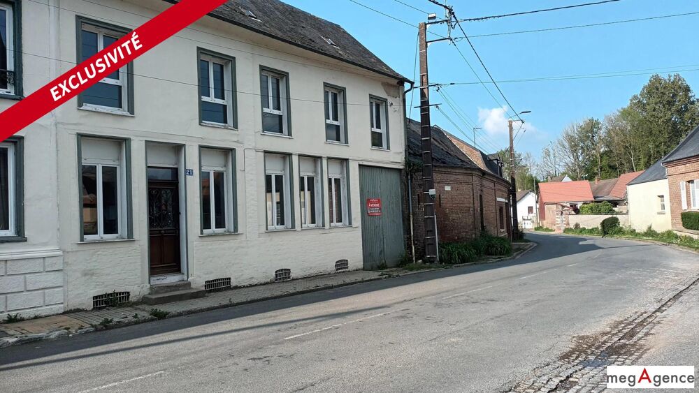 Tors en Vimeu : Maison 128m², 3Chb, cour et jardin sur 525m².