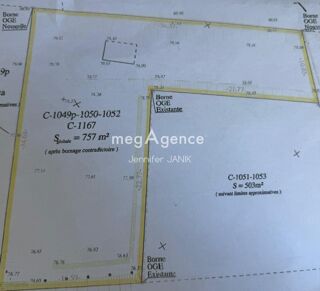  Terrain � vendre 757 m�