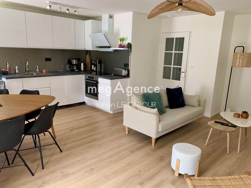 Vente Appartement Vannes, T3 refait à neuf avec accès jardin, résidence calme et verdoyante Vannes