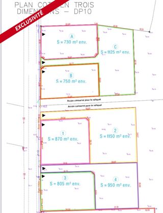  Terrain � vendre 1065 m�