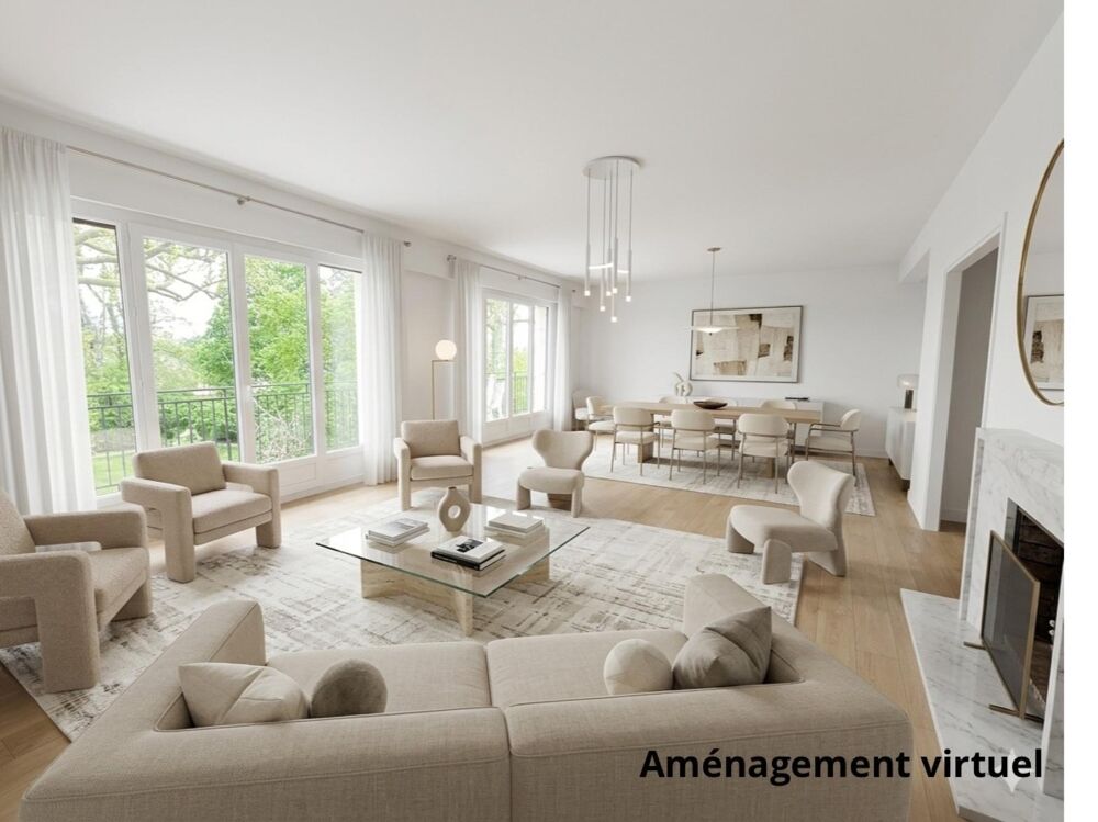 Appartement dException 204 m²  Résidence Privée Sécurisée  Balcon, Parkings, Cave  Saint-Nom-La-Bretèche