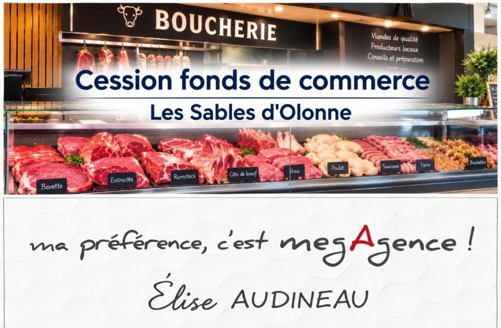   FONDS DE COMMERCE – BOUCHERIE / CHARCUTERIE / TRAITEUR 