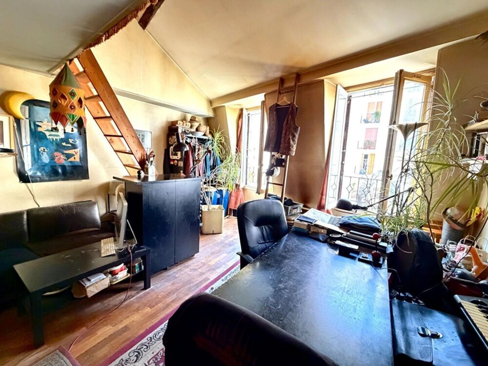 Vente Appartement Studio  avec  mezzanine Paris 14