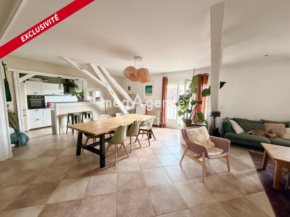 SENS  Hyper-centre | Appartement familial avec garage et jardin commun
