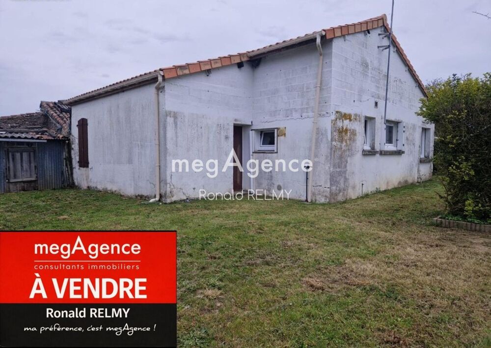 Le terrain idéal est ici : 720 m² avec maison à rénover ou à reconstruire à 7 minutes de la plage de Boisvinet