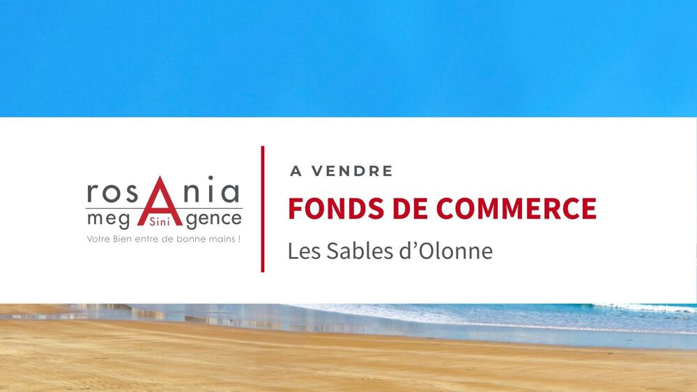   FONDS DE COMMERCE BAR/BRASSERIE FACE MER LES SABLES D'OLONNE 