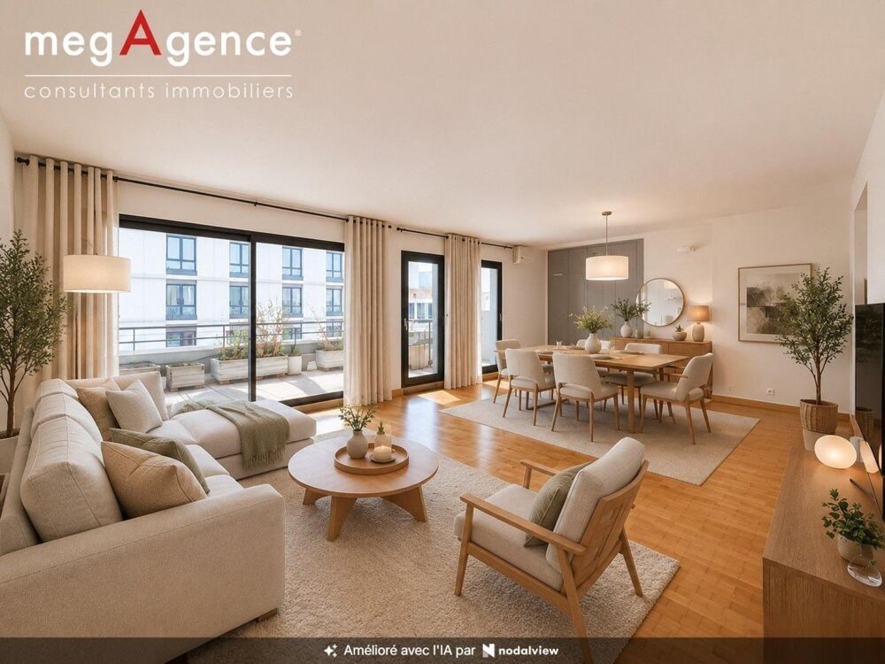 CAEN MÉMORIAL  DUPLEX DERNIER ÉTAGE  127 M²  TERRASSE EXCEPTIONNELLE DE 50 M²