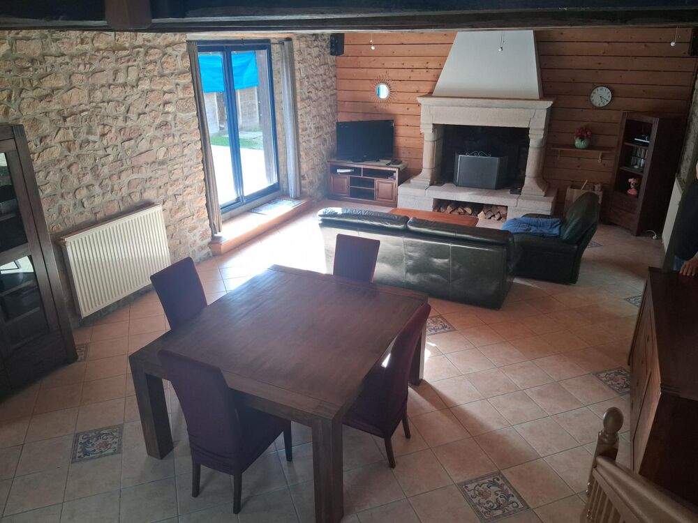 Maison pierre T6 163m² sur jardin arboré 1137m² à BRECH