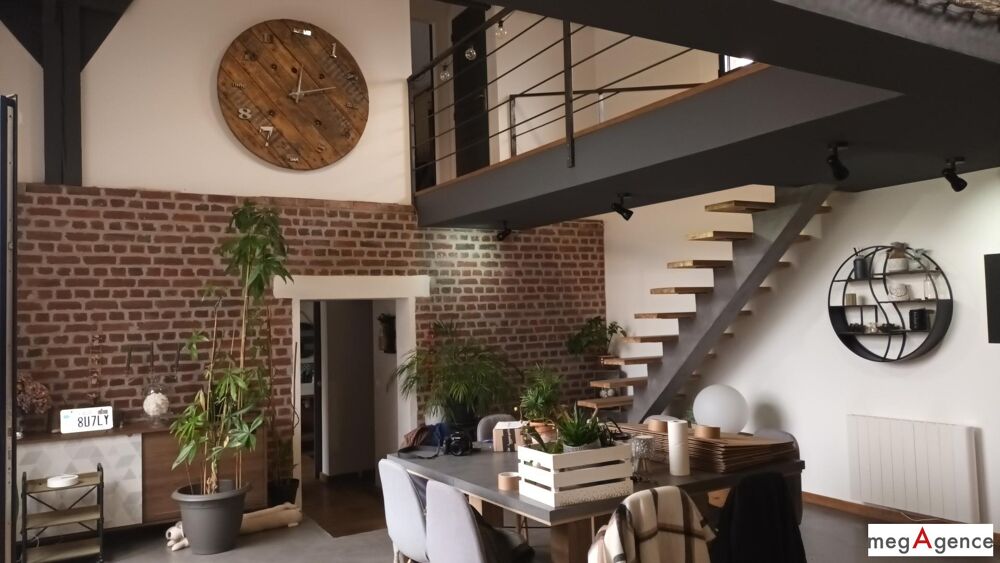 Vente Maison Doudelainville : Loft 145m², 2 Chb, 1840m² Doudelainville