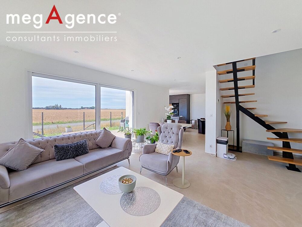 Vente Maison AUTHIE – SUPERBE MAISON CONTEMPORAINE NEUVE AVEC SUITE PARENTALE ET GARAGE Authie