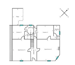  Immeuble � vendre 189 m� Cleguerec