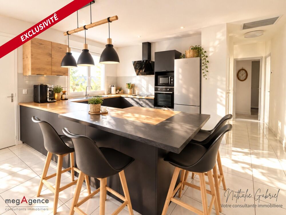 MONTREUIL-JUIGNÉ  Centre-bourg  Maison de plain-pied, 3 chambres avec DPE en A