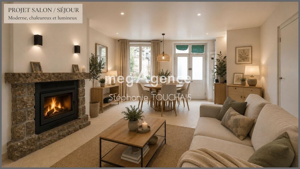 Vente Maison Maison de bourg en pierre 60 m², 4 pièces Antrain