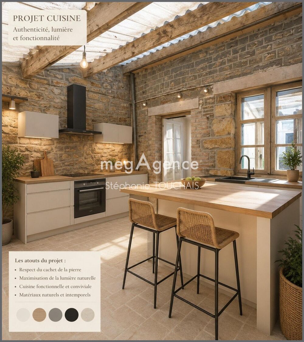 Vente Maison Maison de bourg en pierre 60 m², 4 pièces Antrain