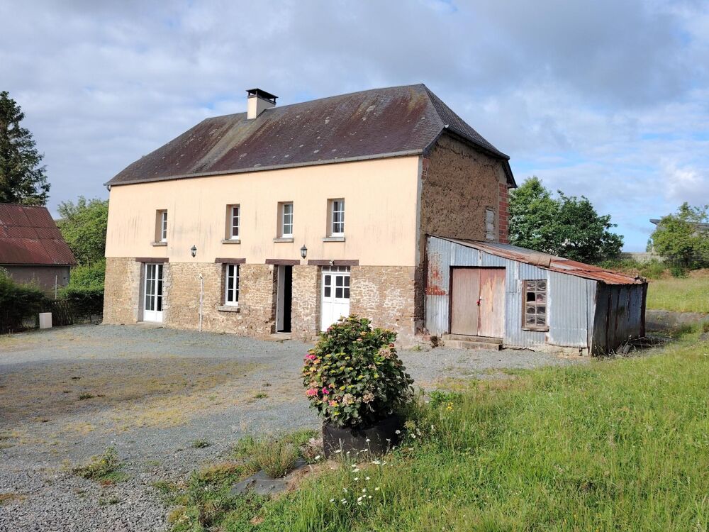 Longère près de Périers 3 chambres terrain 2530 m²