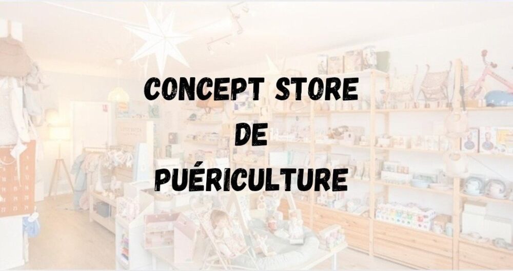   FONDS DE COMMERCE CONCEPT STORE DE PUERICULTURE 