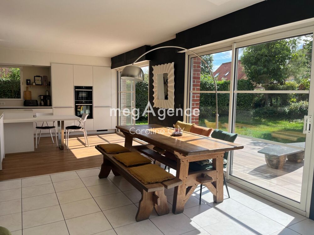 Maison 163m2, 4 chambres, jardin, garage double