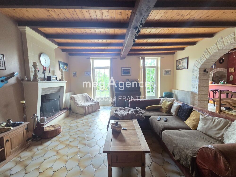 LES ÉGLISES-D'ARGENTEUIL (17400)  MAISON CHARENTAISE 145 M²  DÉPENDANCE 85 M²  TERRAIN 2 300 M²  DPE C