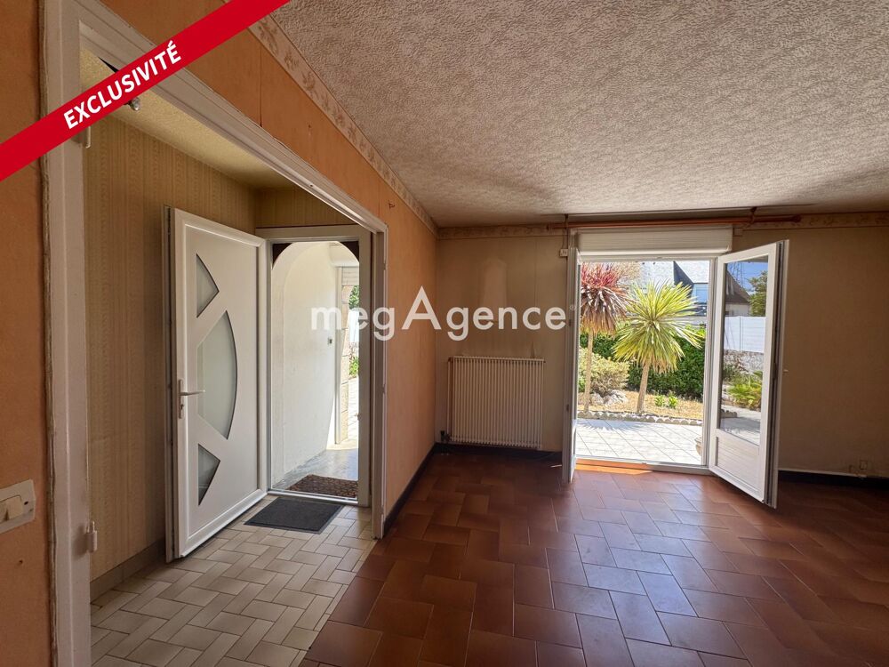 Vente Maison Lanester – Maison 3 chambres avec garage, jardin clos et beau potentiel Lanester