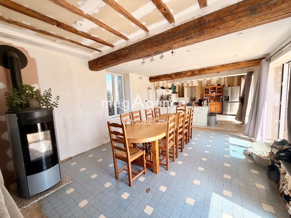 Vente Maison Superbe longère de caractère – 167 m² – Terrain de 4 580 Saint-valerien