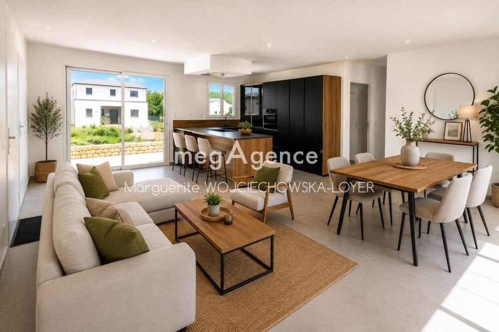 Maison neuve T5 de plain-pied dans secteur recherché - Bien rare