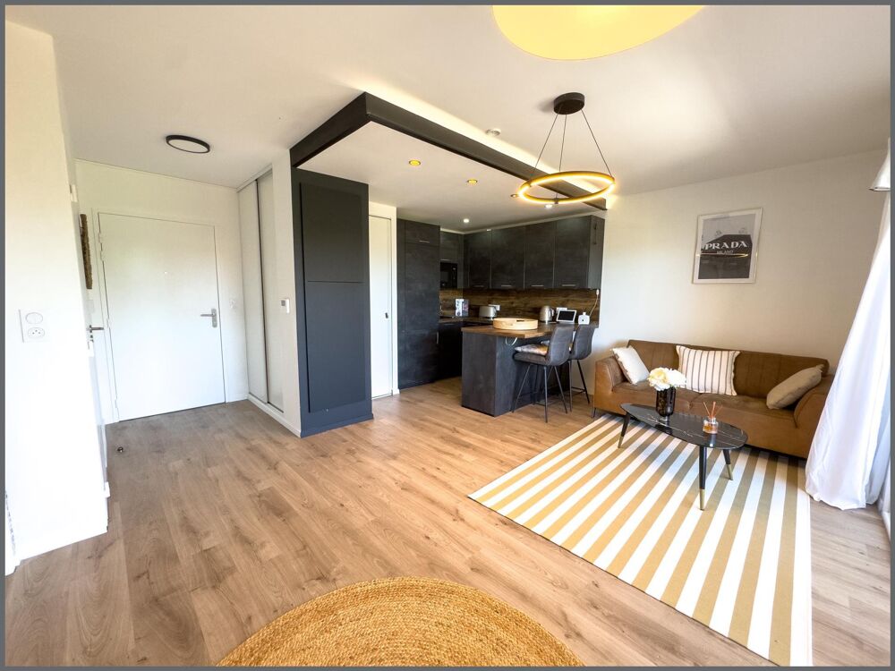 Bel appartement T2 neuf, très bien équipé avec terrasse, 1 grande chambre, A proximité immédiate dAngers, Les Ponts-de-Cé