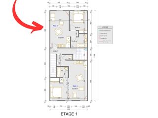  Appartement  vendre 2 pices 38 m
