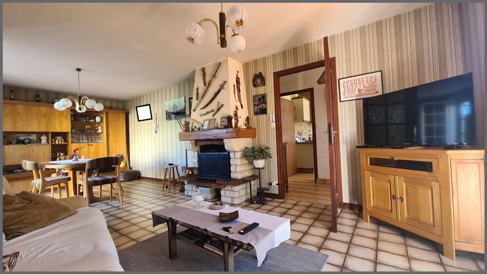 Vente Maison 3 chambres, Bel espace en pelouse clos avec jardin Bressuire