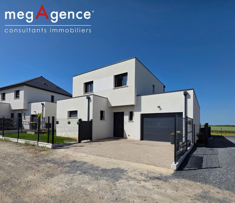 Vente Maison AUTHIE – SUPERBE MAISON CONTEMPORAINE NEUVE AVEC SUITE PARENTALE ET GARAGE Authie