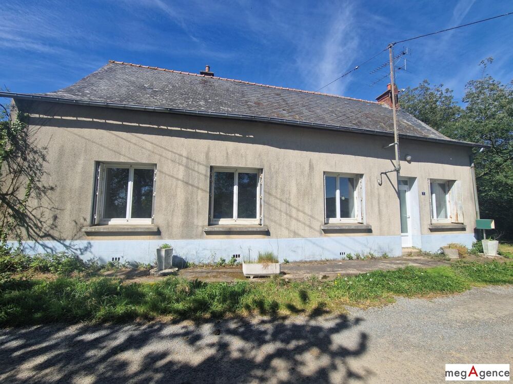 Vente Maison Maison avec potentiel • 75 m² • Terrain 2 390 m² • Dépendances Grand-fougeray