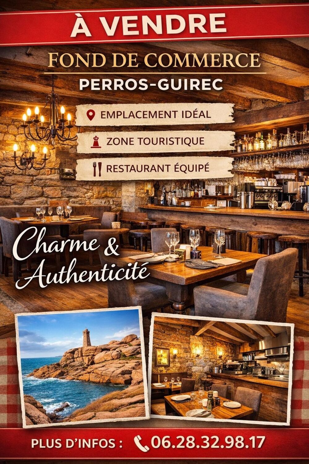   Restaurant de charme Côte de Granit Rose 